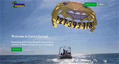 Desktop Screenshot of gatorsparasail.com