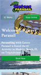 Mobile Screenshot of gatorsparasail.com